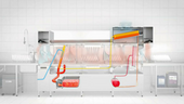 Transportni pomivalni stroji Winterhalter – povratno zajemanje toplote